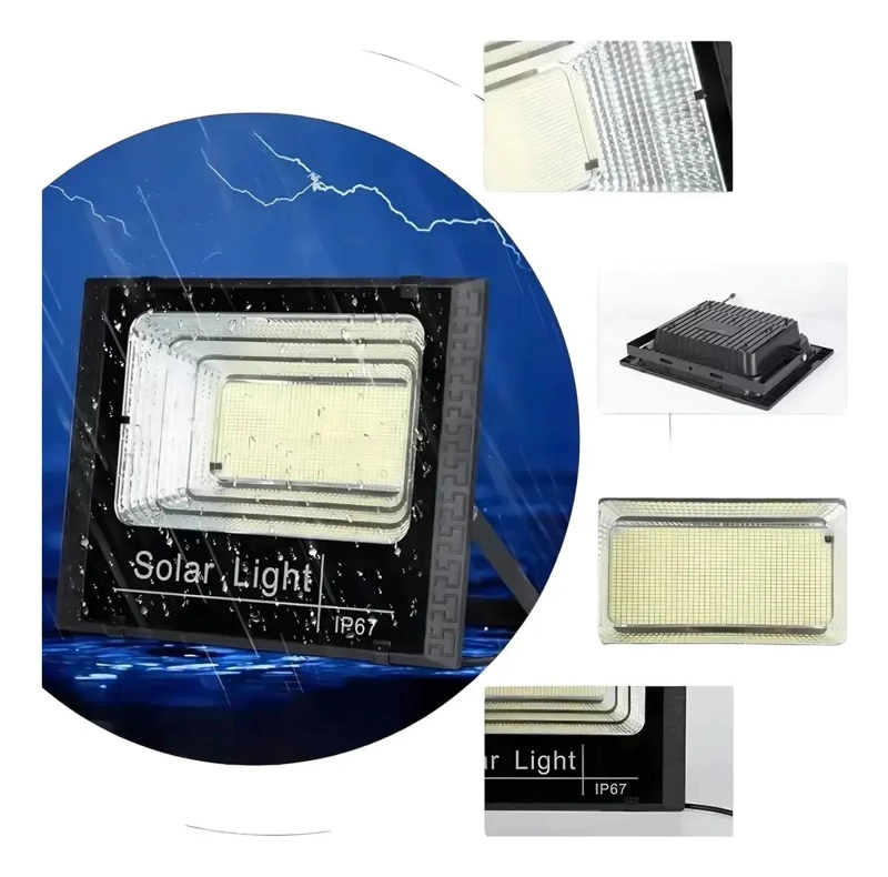 REFLECTOR SOLAR LED 200W MONTABLE IP67 LUZ FRIA - 4