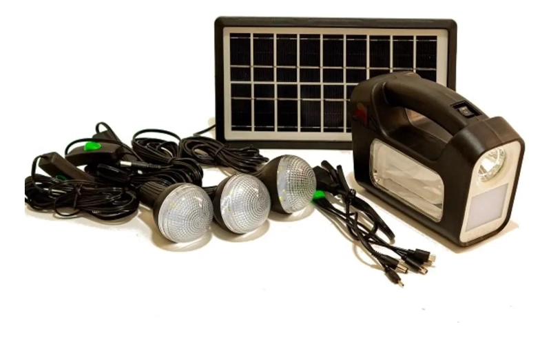 KIT ILUMINACION EMERGENCIA SOLAR CAMPING 36 HRS - 1