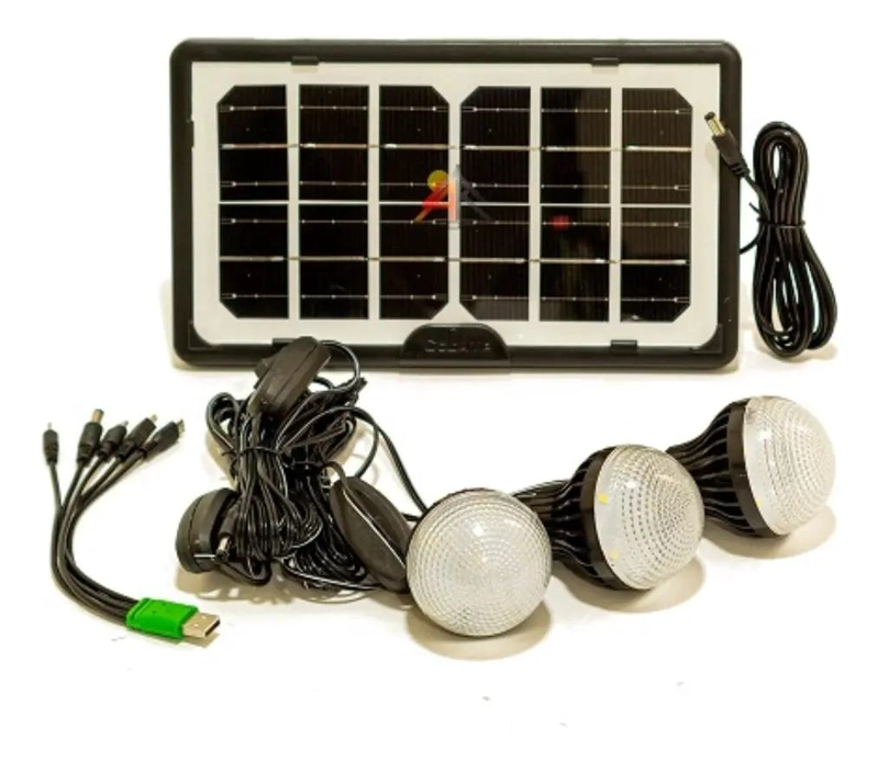 KIT ILUMINACION EMERGENCIA SOLAR CAMPING 36 HRS - 3