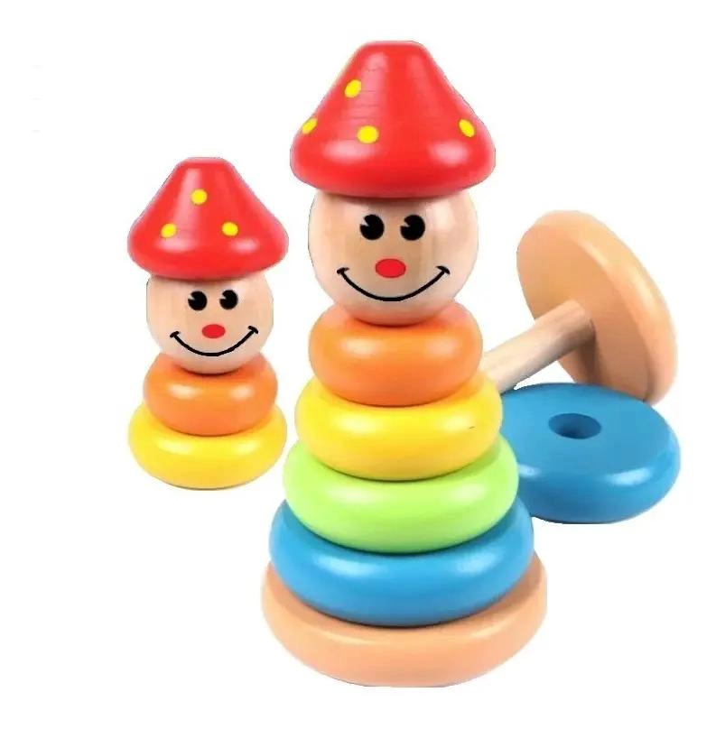 BLOQUES DE MADERA DIDACTICOS PARA NIÑOS - 1