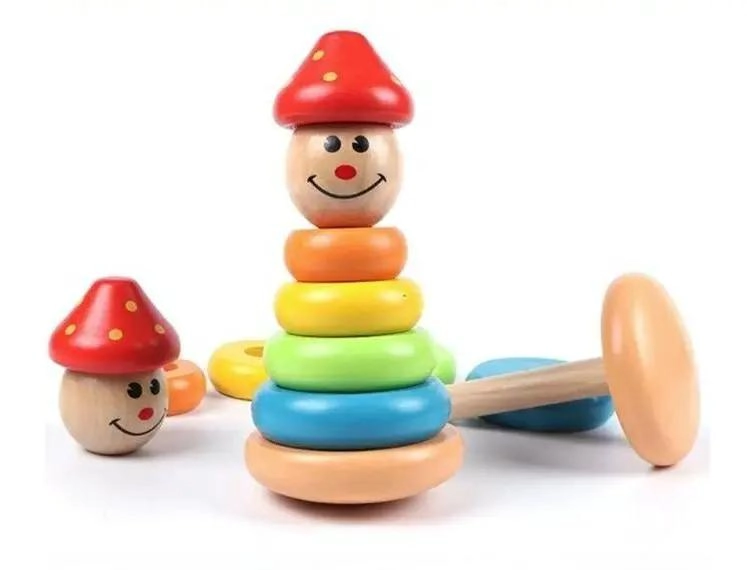 BLOQUES DE MADERA DIDACTICOS PARA NIÑOS - 4