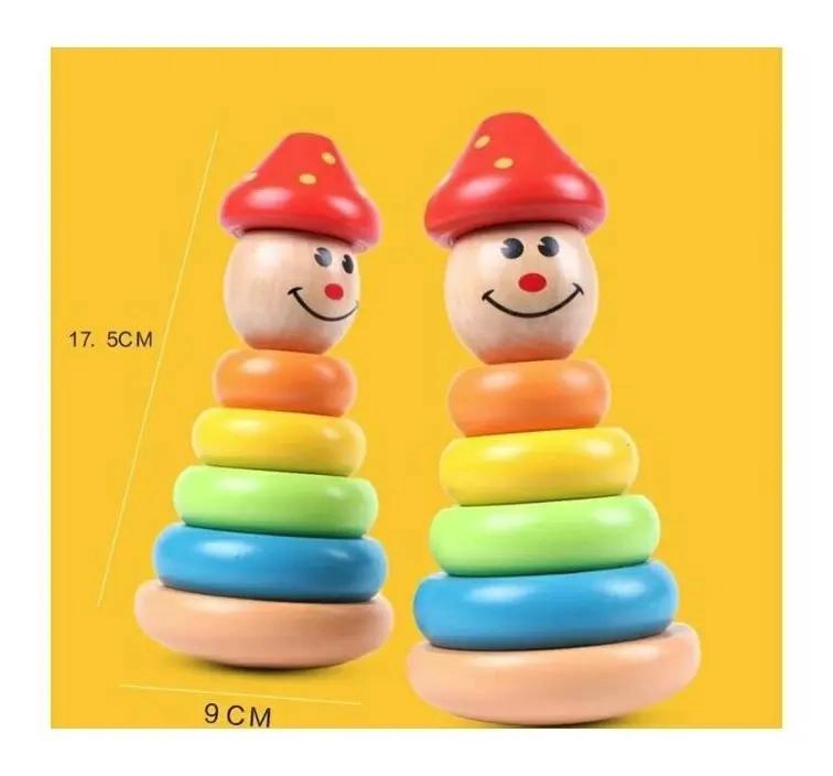 BLOQUES DE MADERA DIDACTICOS PARA NIÑOS - 5