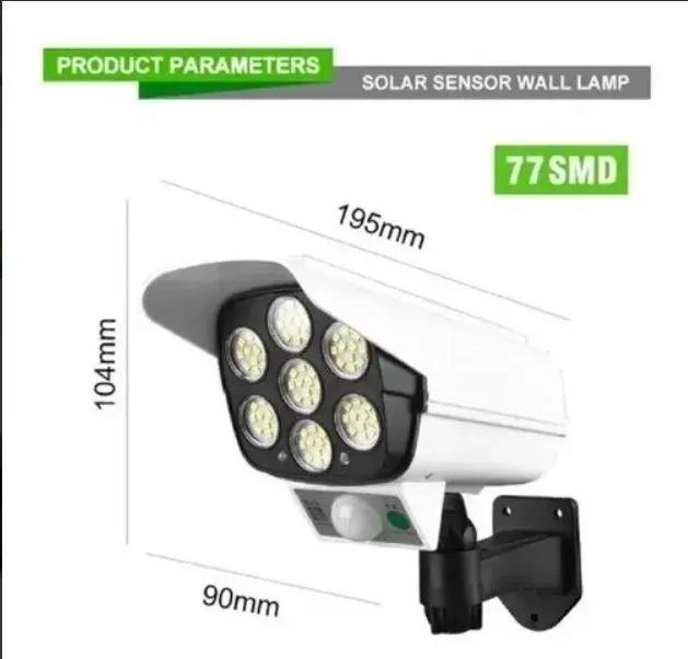 PACK 4 FOCOS LUZ SOLAR CON CAMARA Y CONTROL - 2