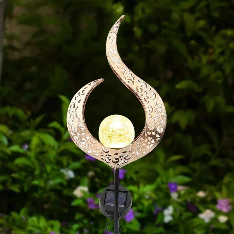 ESTACA SOLAR JARDIN LUZ CALIDA EXTERIOR - 1