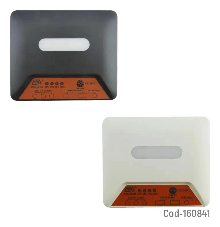 KIT SOLAR CON 2 AMPOLLETAS, 2 PUERTOS USB Y PANEL SOLAR - 4