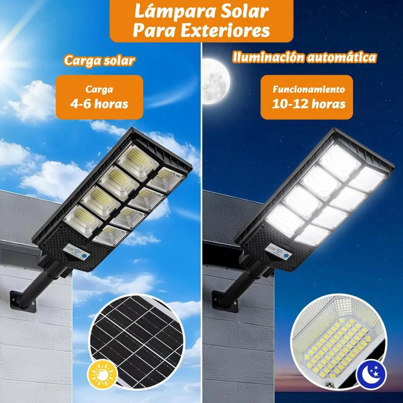 2 LUCES SOLARES CON SENSOR DE MOVIMIENTO PARA EXTERIOR - 3