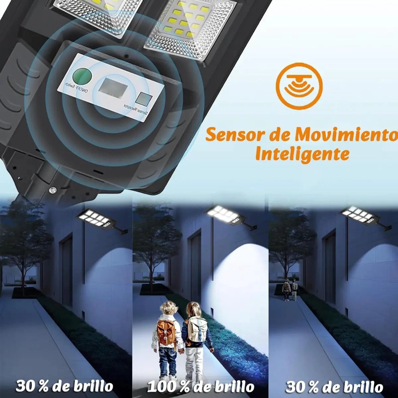 2 LUCES SOLARES CON SENSOR DE MOVIMIENTO PARA EXTERIOR - 4