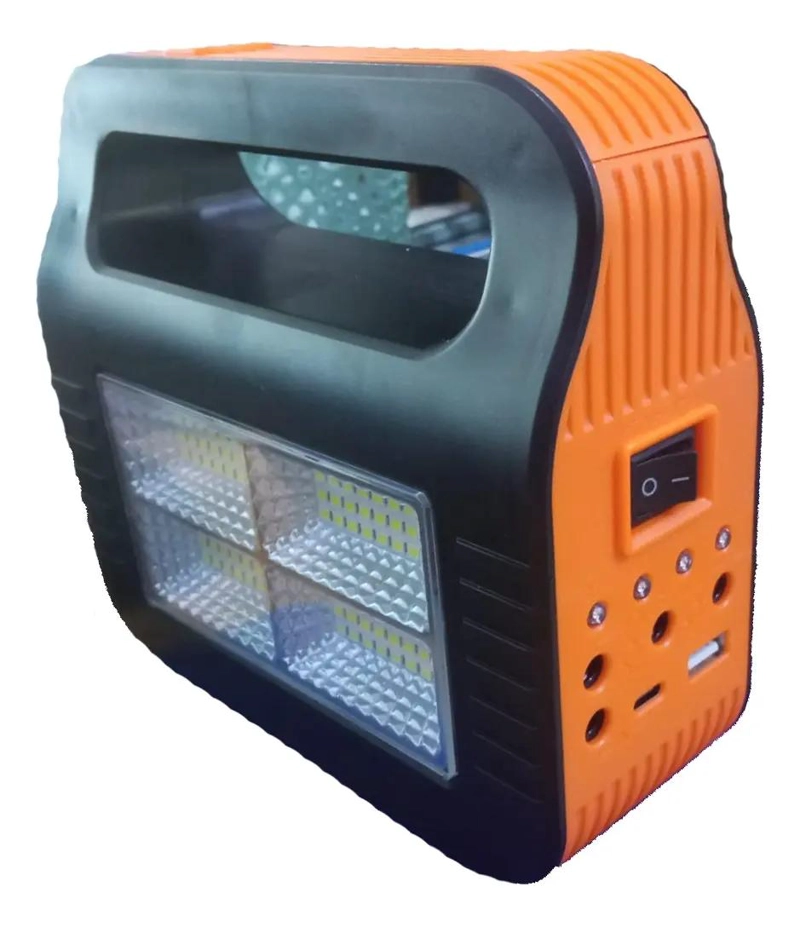 KIT SOLAR DE EMERGENCIA PARA CAMPING CON USB Y 2 AMPOLLET - 2