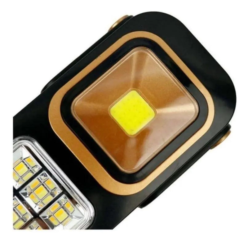 LAMPARA SOLAR RECARGABLE CON 48 LED PARA EMERGENCIA - 4