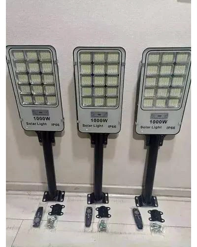 FOCO SOLAR EXTERIOR ALTA POTENCIA 1000W PACK 3 - 1