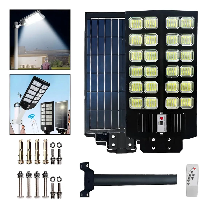 FOCO LED SOLAR PARA POSTE 1200W IP67 EXTERIOR ALTA POT - 1