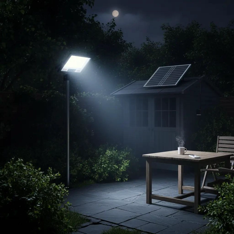 REFLECTOR SOLAR LED 1500W PARA ILUMINACION EXTERIOR - 2
