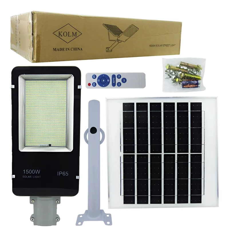 FOCO SOLAR 1500W CON 1216 LEDS Y CONTROL REMOTO - 1