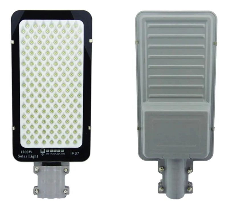 FOCO SOLAR 1200W CON 688 LEDS Y BRAZO METALICO - 2