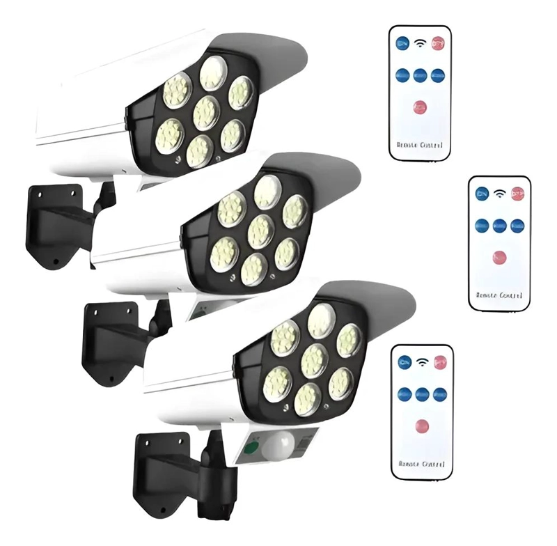 FOCO SOLAR LED TIPO CAMARA CON REFLECTOR - 1