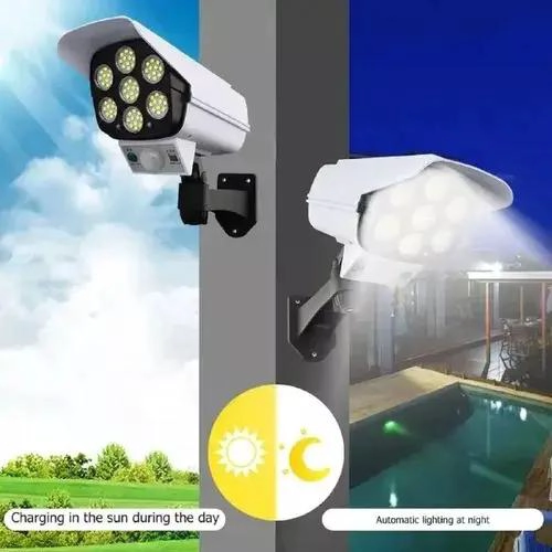 FOCO SOLAR LED TIPO CAMARA CON REFLECTOR - 4