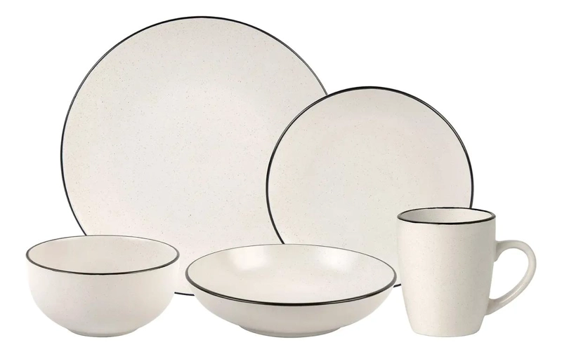 JUEGO DE LOZA CERAMICA 30 PIEZAS OPORTO - 1