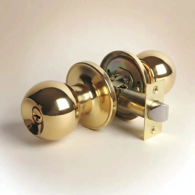 CERRADURA PARA BAÑO SIN LLAVE MODELO AA44 BP - 3