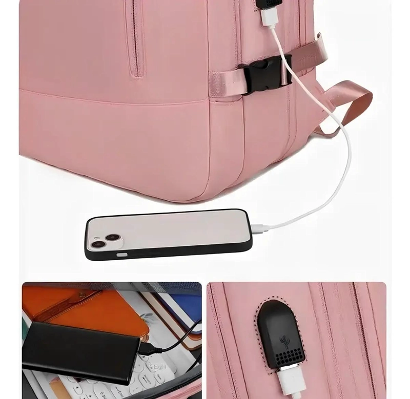 MOCHILA EXPANDIBLE IMPERMEABLE MULTIUSO PARA VIAJE - 4