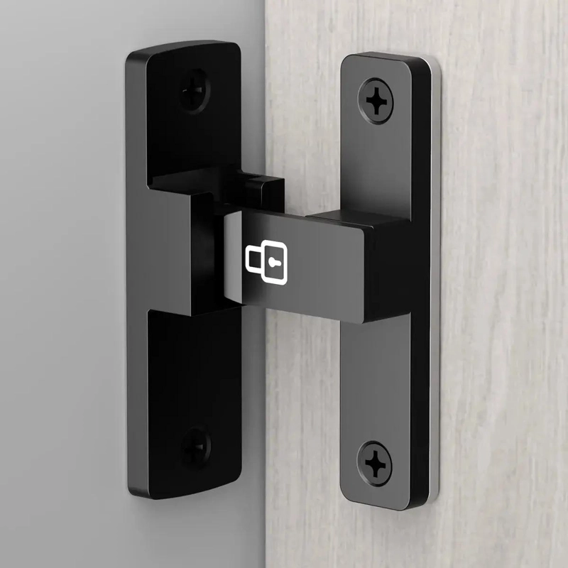 CERROJO ANTIRROBO 90° PARA PUERTA SIN TALADRO - 1