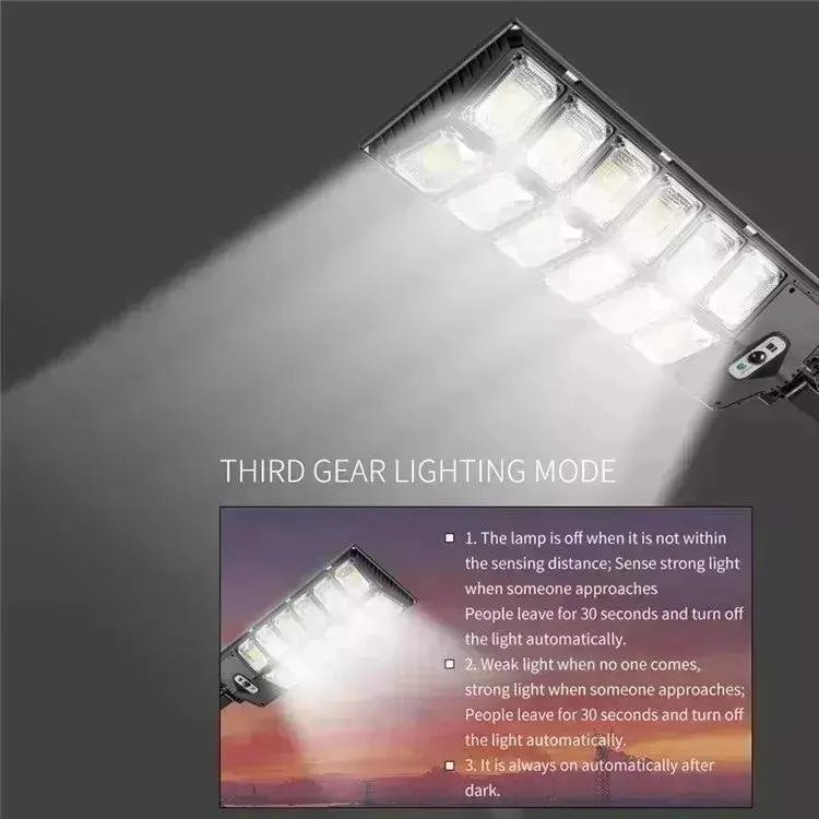 PACK 3 FOCOS LED SOLARES 400W PARA PARED EXTERIOR - 3