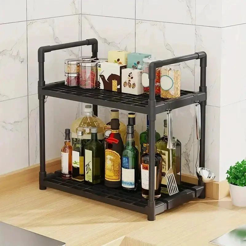 ESTANTE ORGANIZADOR MULTIFUNCIONAL 2 NIVELES 49X48X26 CM - 3