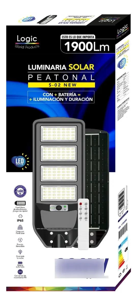 LUMINARIA PEATONAL 200W 1900LM 6500K CON SOPORTE - 5