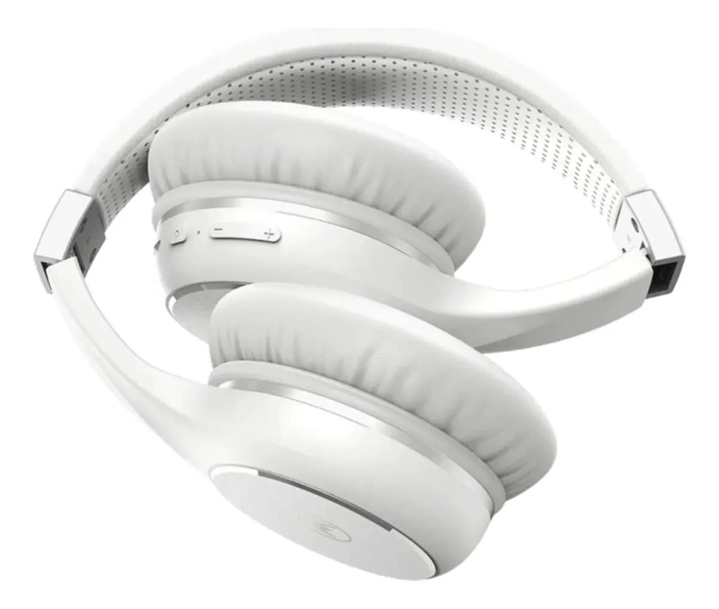 AUDIFONOS INALAMBRICOS BLUETOOTH BLANCOS CON MICROFONO - 2