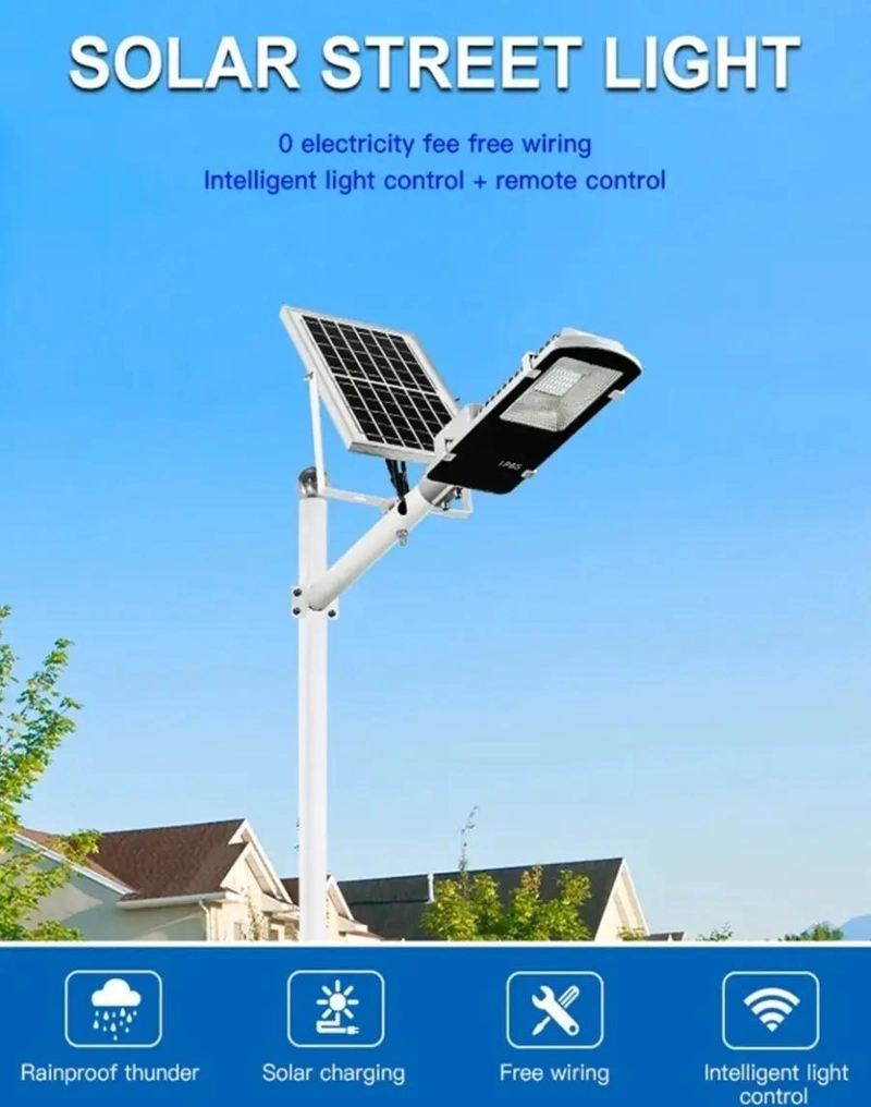 FOCO LED SOLAR 100W CON PANEL Y CONTROL REMOTO - 2