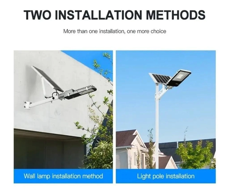 FOCO LED SOLAR 100W CON PANEL Y CONTROL REMOTO - 5