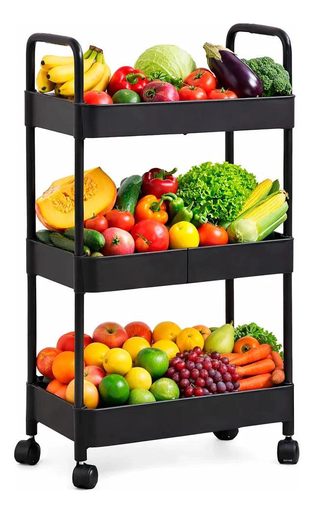 CARRITO ORGANIZADOR PARA FRUTAS Y VERDURAS CON RUEDAS - 1