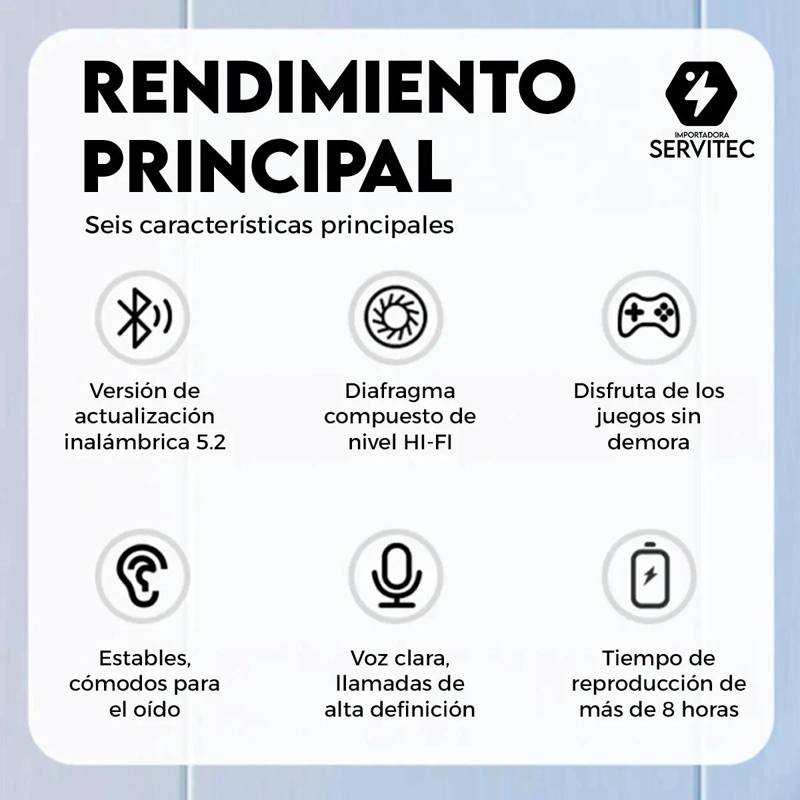 AUDIFONOS INALAMBRICOS CON CANCELACION DE RUIDO Y SONIDO - 2