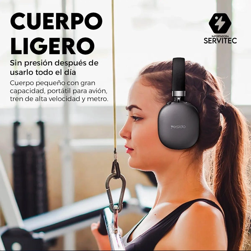 AUDIFONOS INALAMBRICOS CON CANCELACION DE RUIDO Y SONIDO - 3