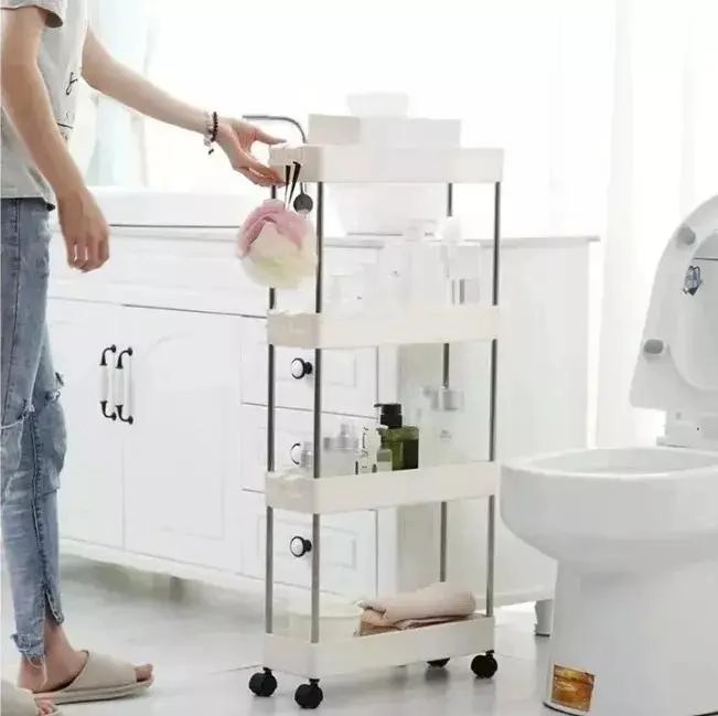 CARRITO ORGANIZADOR 4 NIVELES DELGADO PARA BAÑO O COCINA - 4