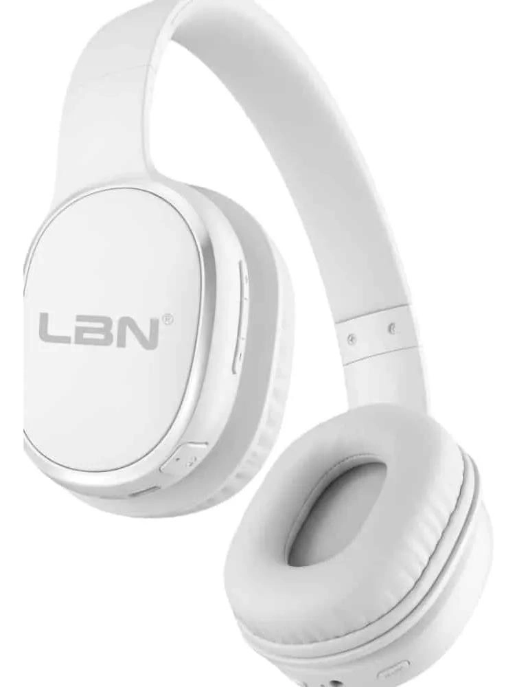 AUDIFONO INALAMBRICO BLUETOOTH BLANCO LBH68 - 2