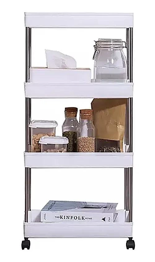 CARRITO ORGANIZADOR 4 NIVELES DELGADO PARA BAÑO O COCINA - 1