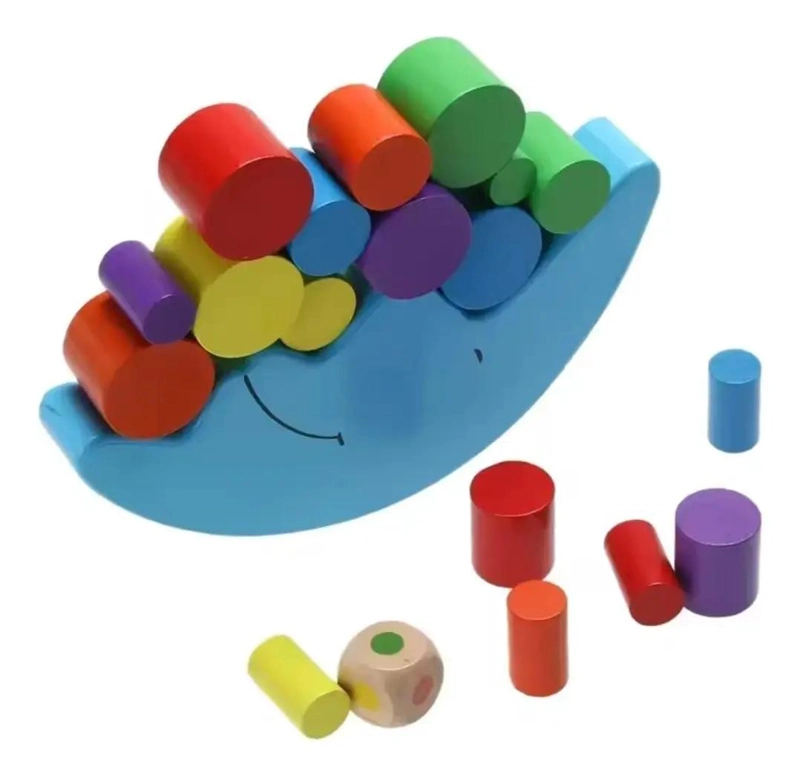 JUGUETE DIDACTICO BALANZA DE EQUILIBRIO DE COLORES - 2