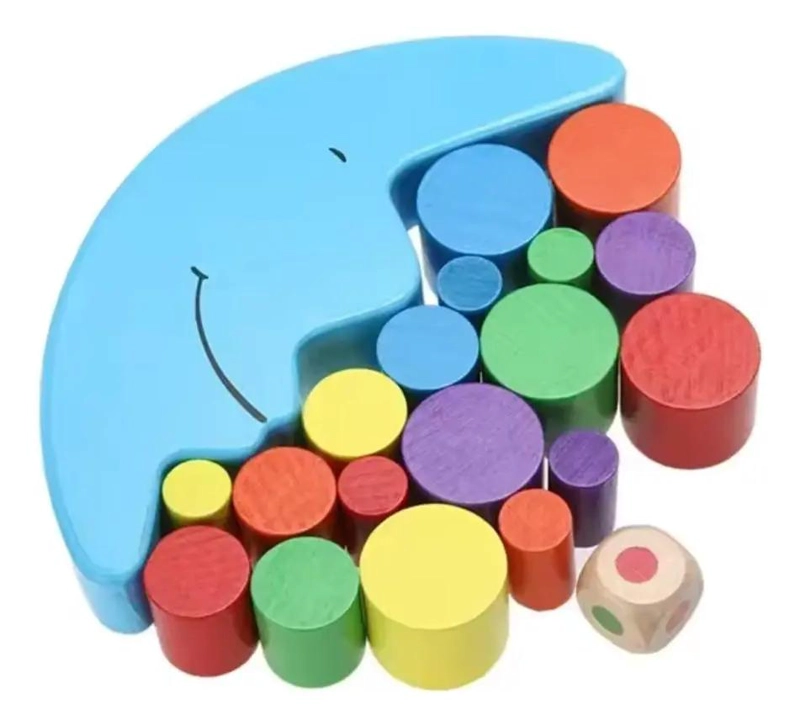 JUGUETE DIDACTICO BALANZA DE EQUILIBRIO DE COLORES - 3