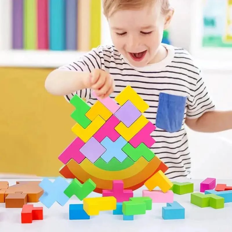 BALANCE DE TETRIS APILABLE PARA NIÑOS - 3
