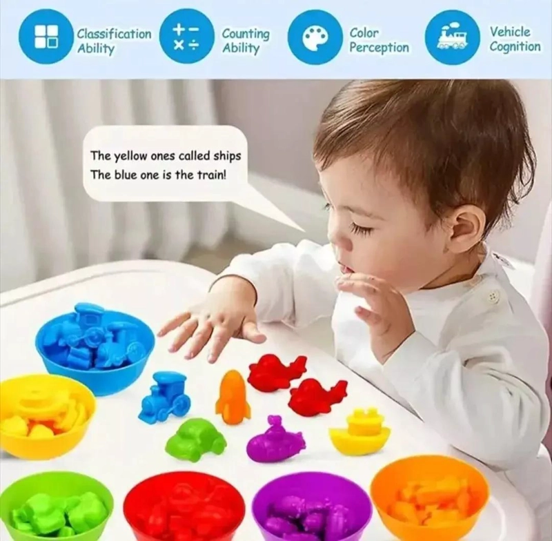 JUEGO DIDACTICO PARA NIÑOS PARA APRENDER COLORES - 3