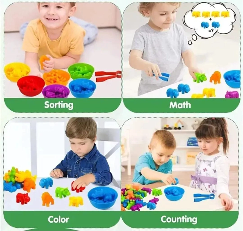 JUEGO DIDACTICO PARA NIÑOS PARA APRENDER COLORES - 4