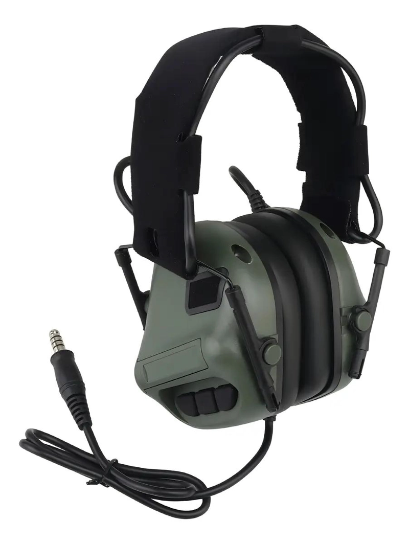 AURICULARES TACTICOS CON MICROFONO PARA USO MILITAR - 1