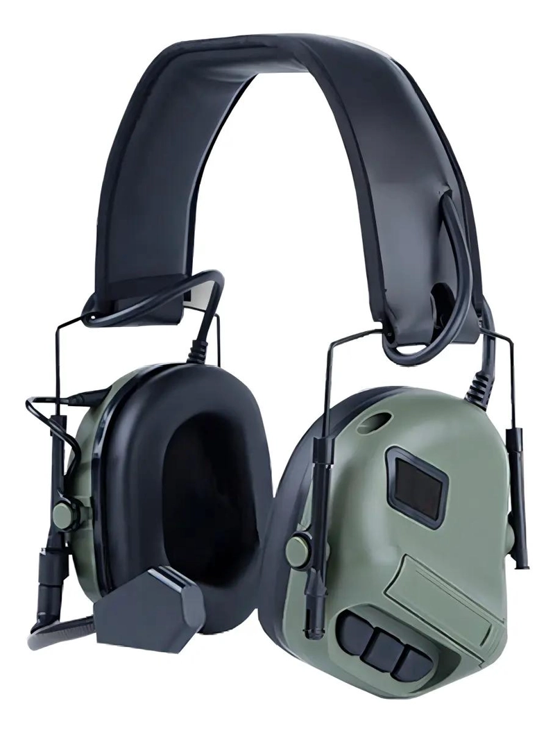 AURICULARES TACTICOS CON MICROFONO PARA USO MILITAR - 4