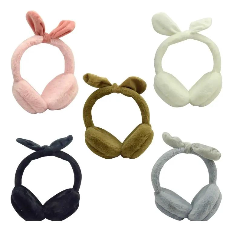 AUDIFONOS INFANTILES CON VINCHA Y OREJAS DE PELUCHE - 2