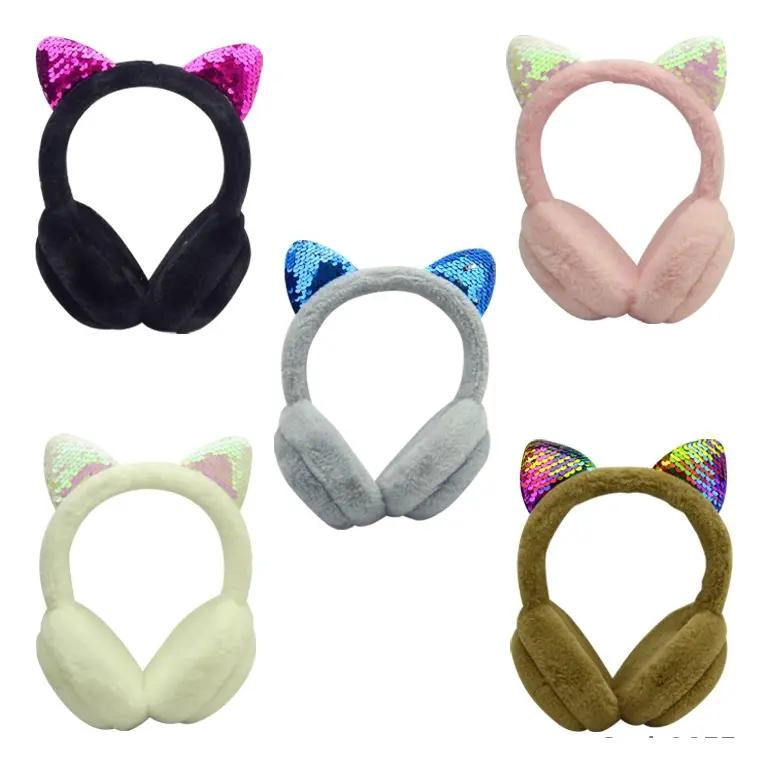 AUDIFONOS INFANTILES CON VINCHA Y OREJAS DE PELUCHE - 5
