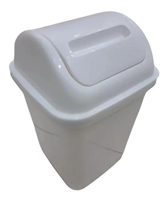 PACK 4 BASUREROS PLASTICOS 10 LITROS PARA BAÑO - 4