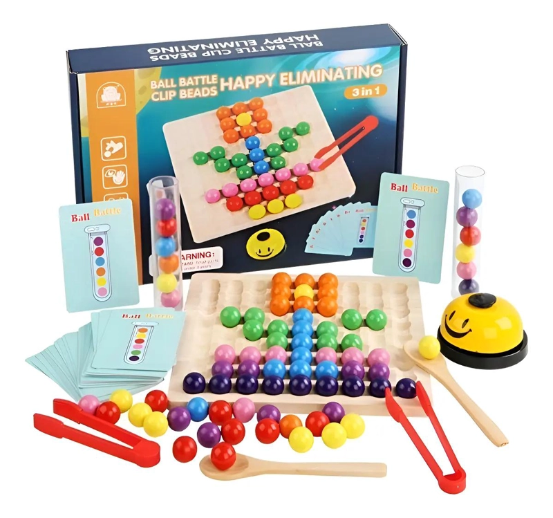 JUGUETE SENSORIAL MONTESSORI 3 EN 1 PARA MOTRICIDAD - 1