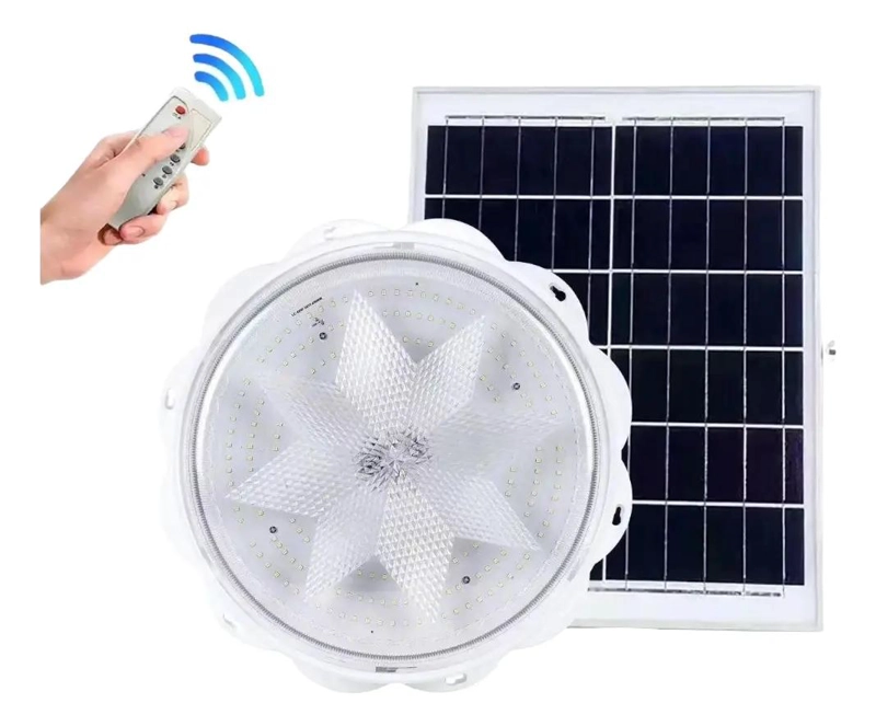 FOCO SOLAR REDONDO INTERIOR 200W IP65 CON PANEL Y CONTROL - 2