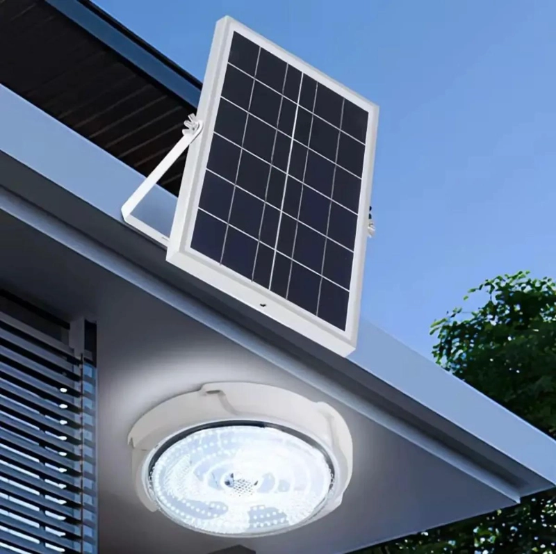 FOCO SOLAR REDONDO INTERIOR 200W IP65 CON PANEL Y CONTROL - 4