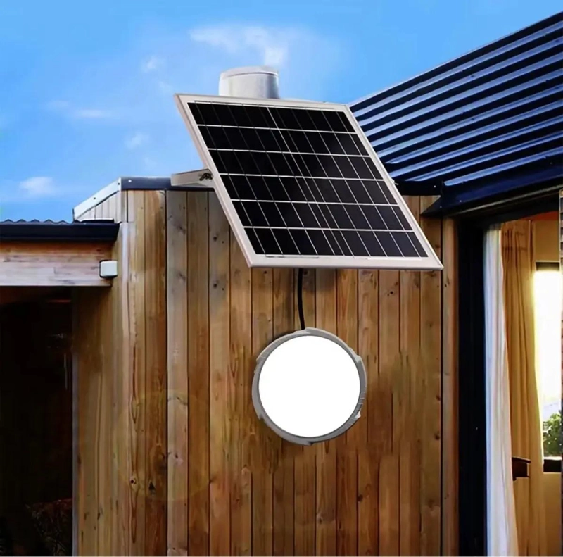 FOCO SOLAR REDONDO INTERIOR 200W IP65 CON PANEL Y CONTROL - 5